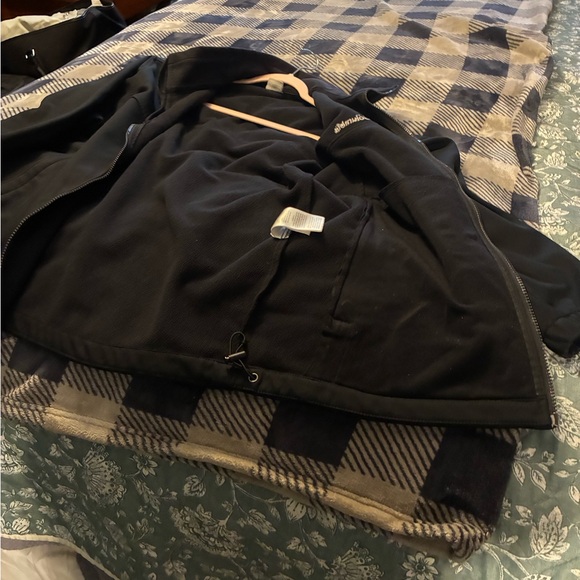 Columbia Black Full-Zip Jacket 100% Polyester (L) Omni Shield - Picture 2 of 9